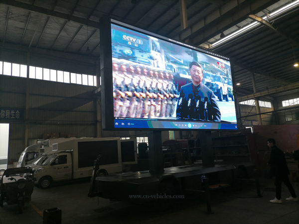 Customer Made Outdoor LED P4 Billboard Advertisement Trailer