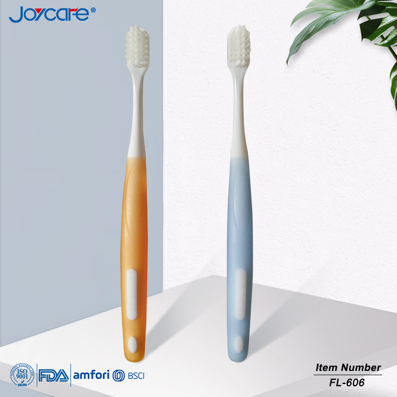 Comfortable Adult Toothbrush with Soft Bristles and Ergonomic Handle