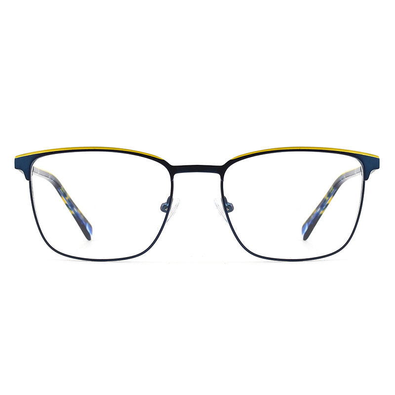 latest Metal Acetate Colorful Optical Frame Wholesale High Quality Designer Online Eyewear for Men