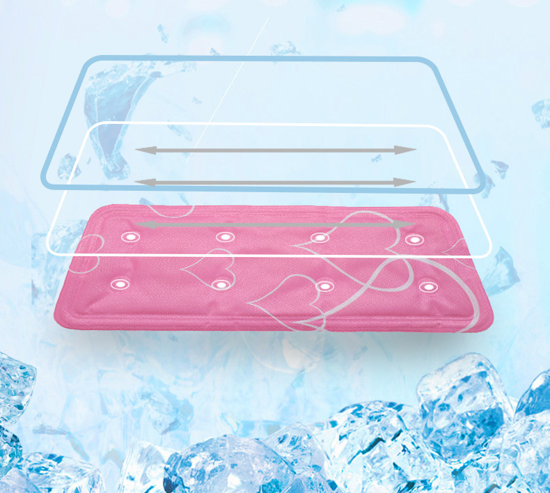 Summer Using Kids and Baby Sleeping Soft Ice Gel Cooling Neck Pillow