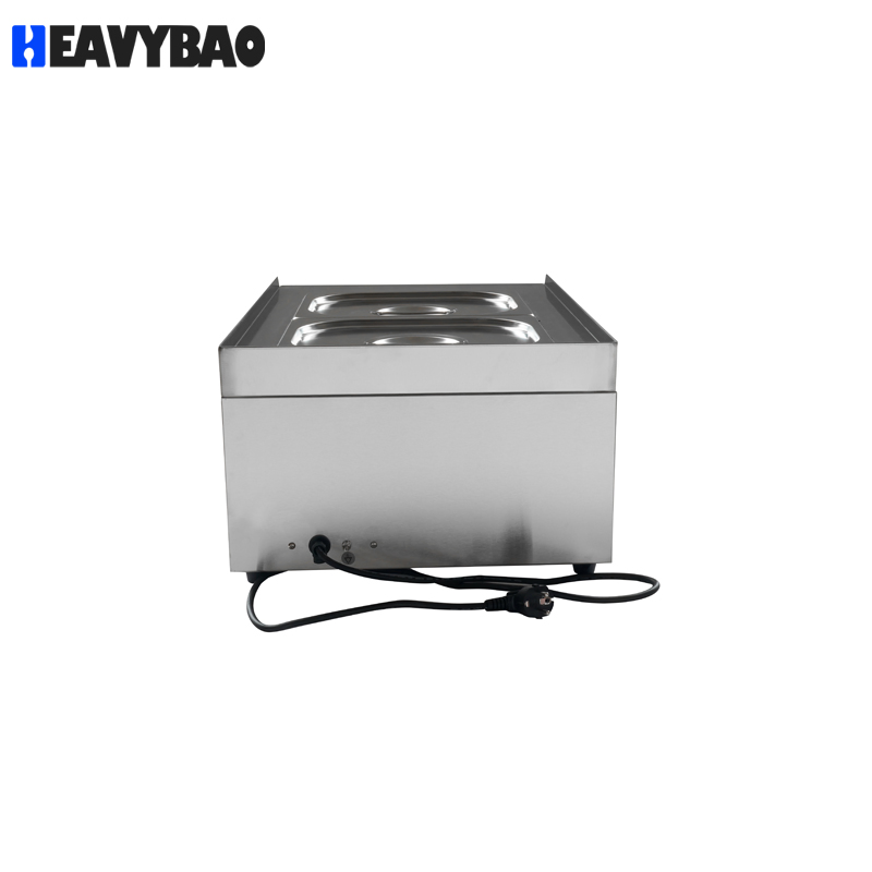 Heavybao Commercial Electric 2 Pan CE RoHS Catering Energy-Saving Bain Marie for Restaurant