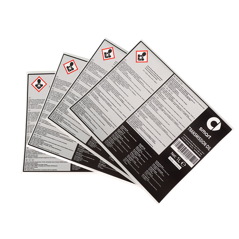 Custom Stickers Self-Adhesive Labels for Hazardous Chemicals