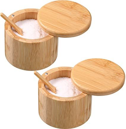 Бамбуковая коробка для хранения на кухне