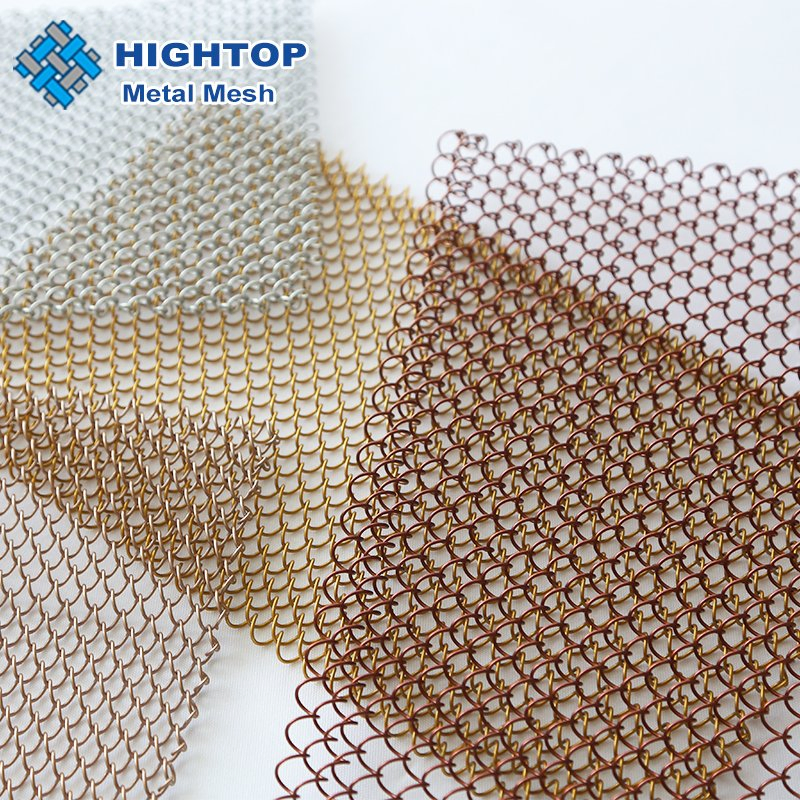 Stainless Steel/ Copper/ Aluminum Alloy Architectural Chain Strip Metal Mesh Curtain Coil Drapery Fabric for Decoration and Privacy Room Divider