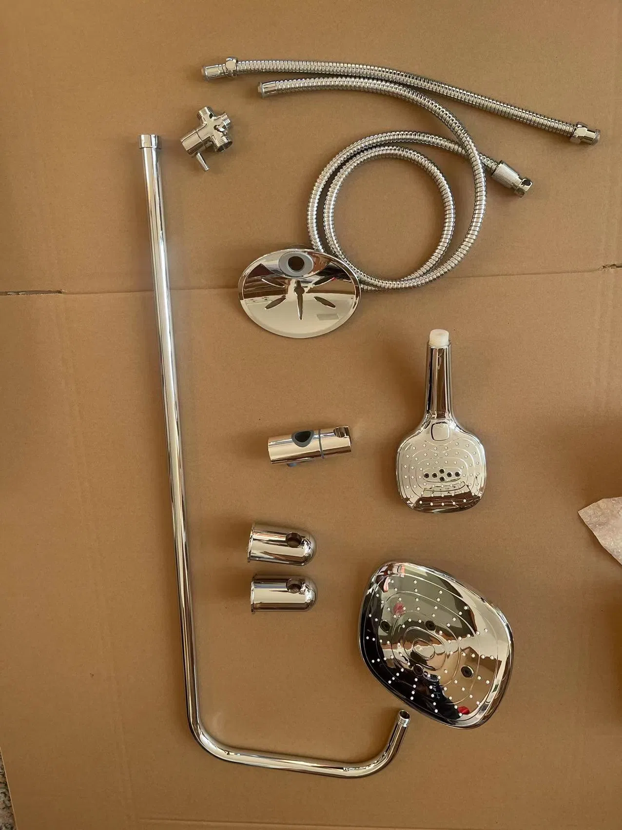 Elegant Vintage Rain Shower Head with Multifunctional Handheld Shower