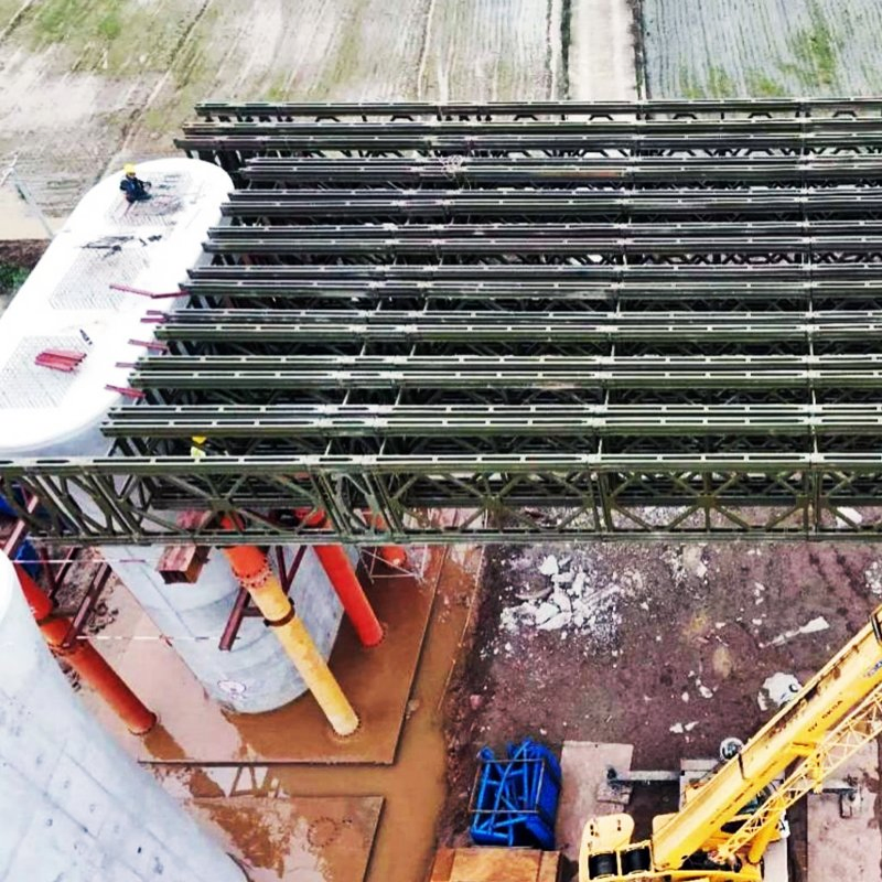 Longest Steel Girder Railway Bridge for Heavy Load Capacity