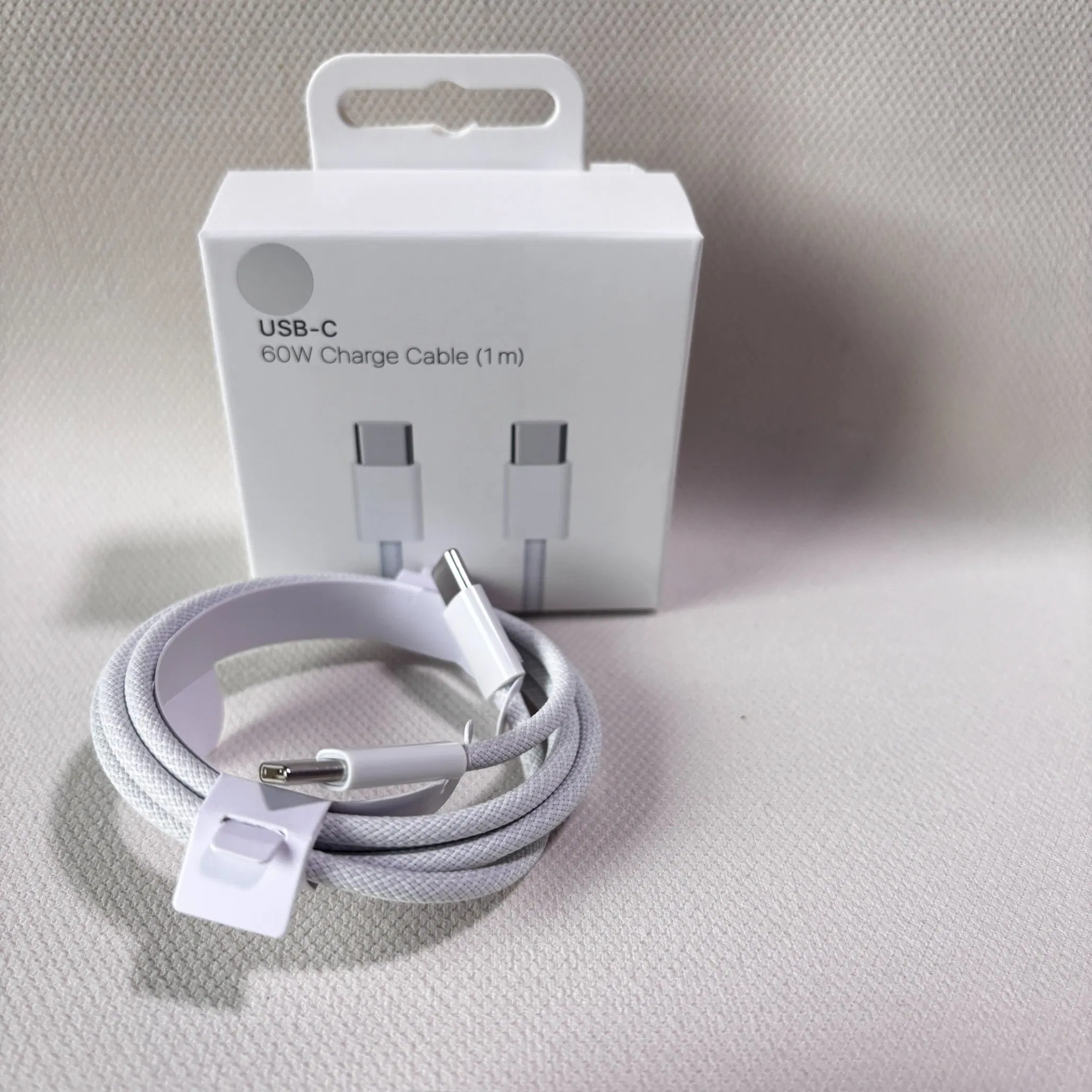 Кабель USB-C — Lightning 60W, 1 метр, быстрая зарядка