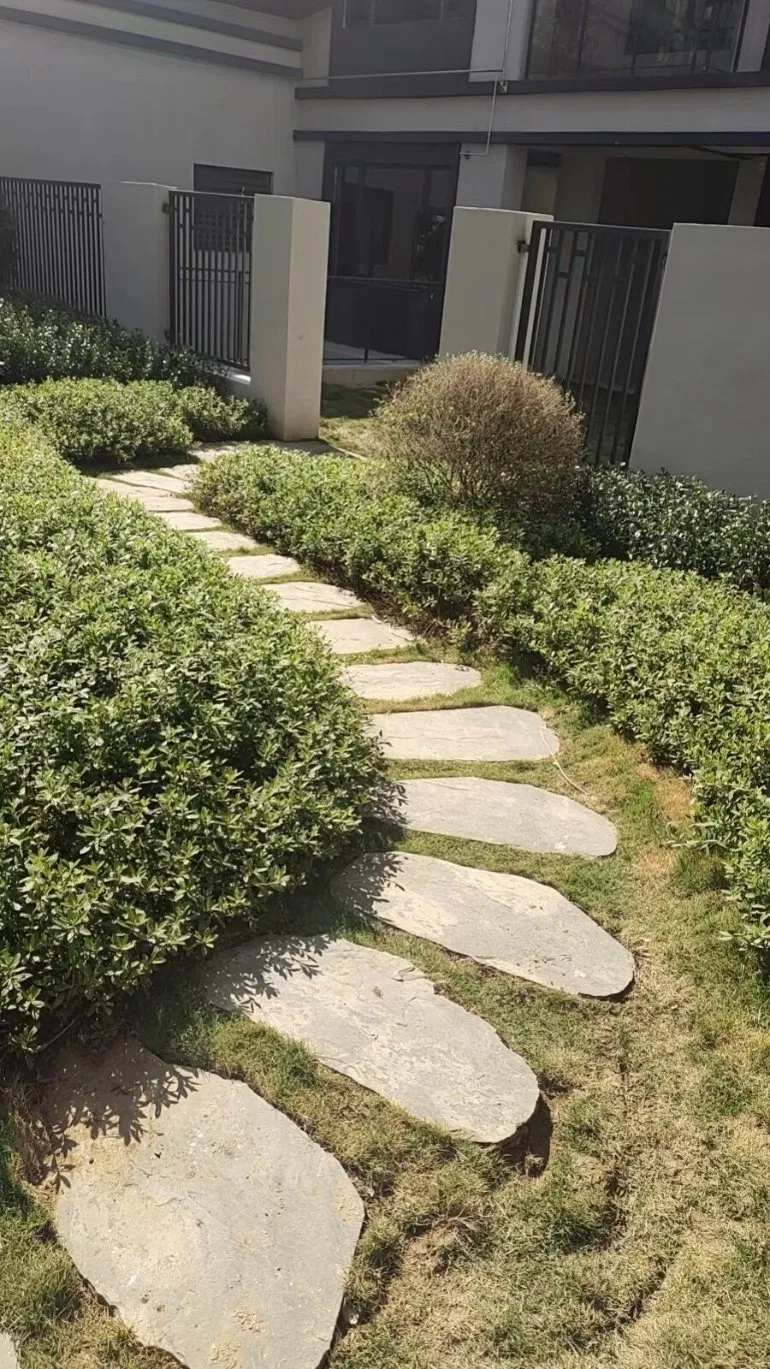 Custom Black Slate Paving Stone Outdoor Garden Stepping Stones Wholesale Slate Stepping Slate Tiles for Garden Decoration