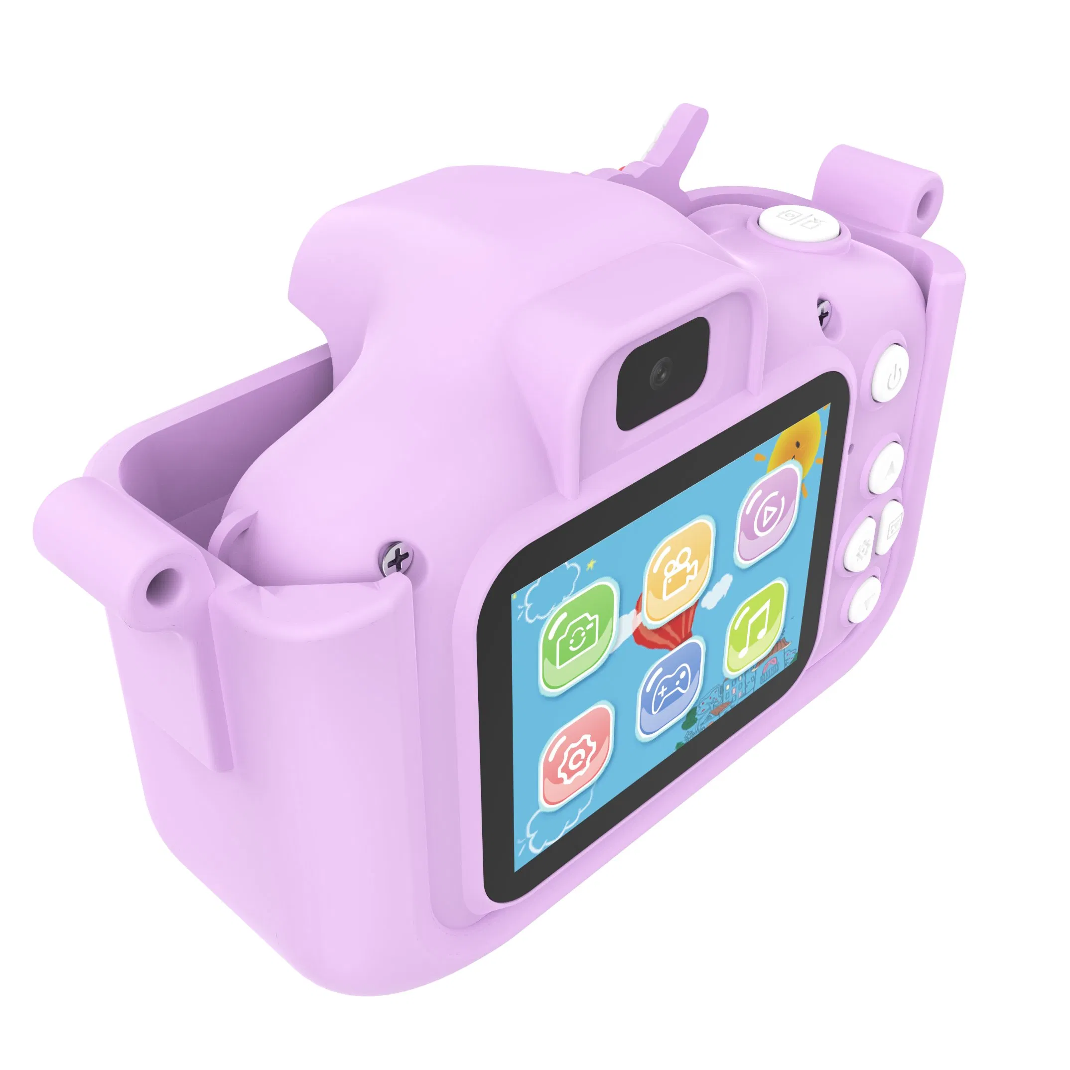 Детская камера с мультяшным дизайном, 2 дюйма HD экран