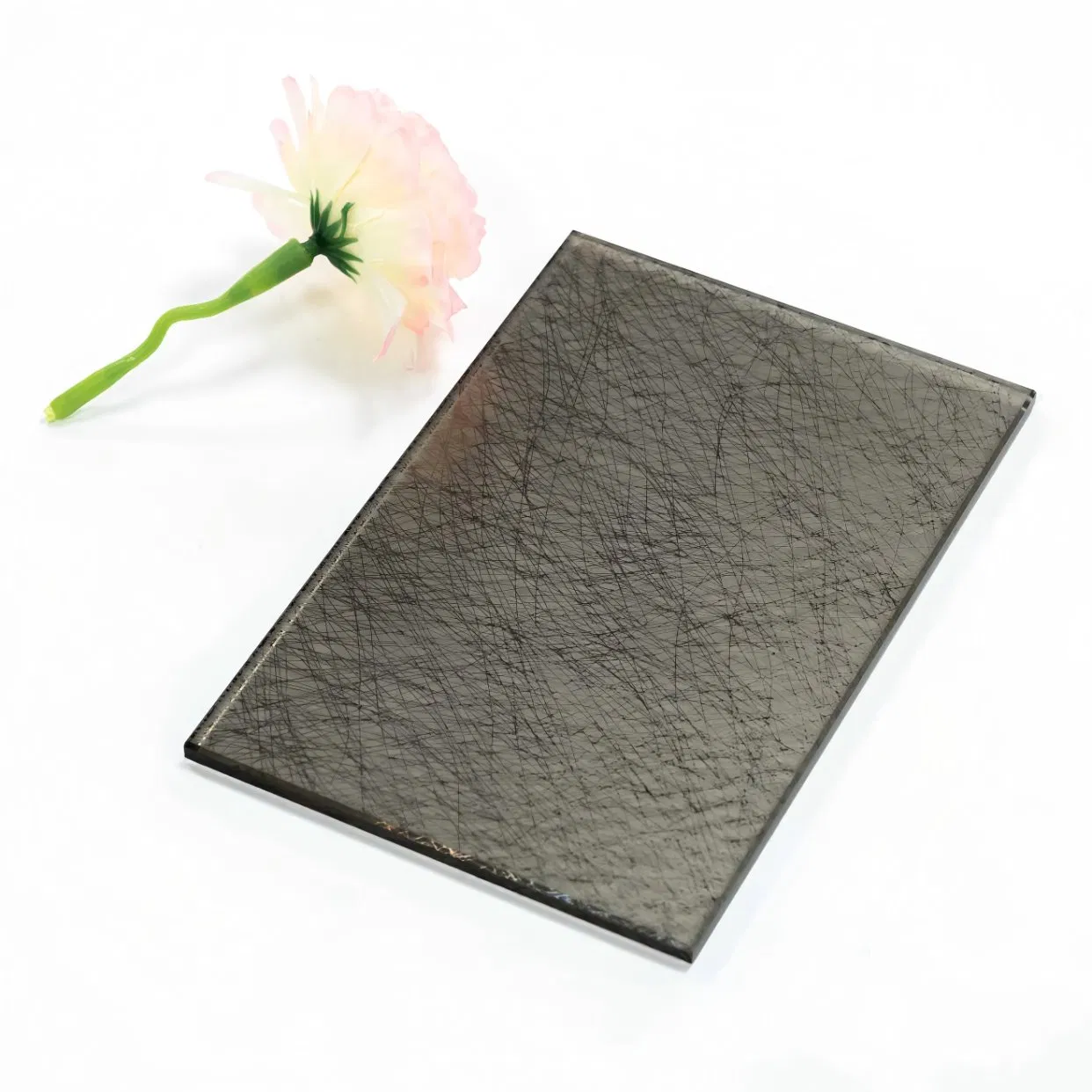 4mm-12mm Thickness Window Door and Office Partitions Acid Etched Glass