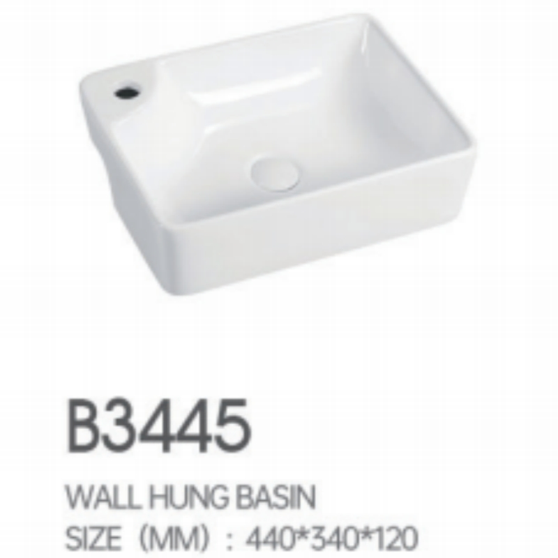 Настенная раковина Chanda Ceramic, белая