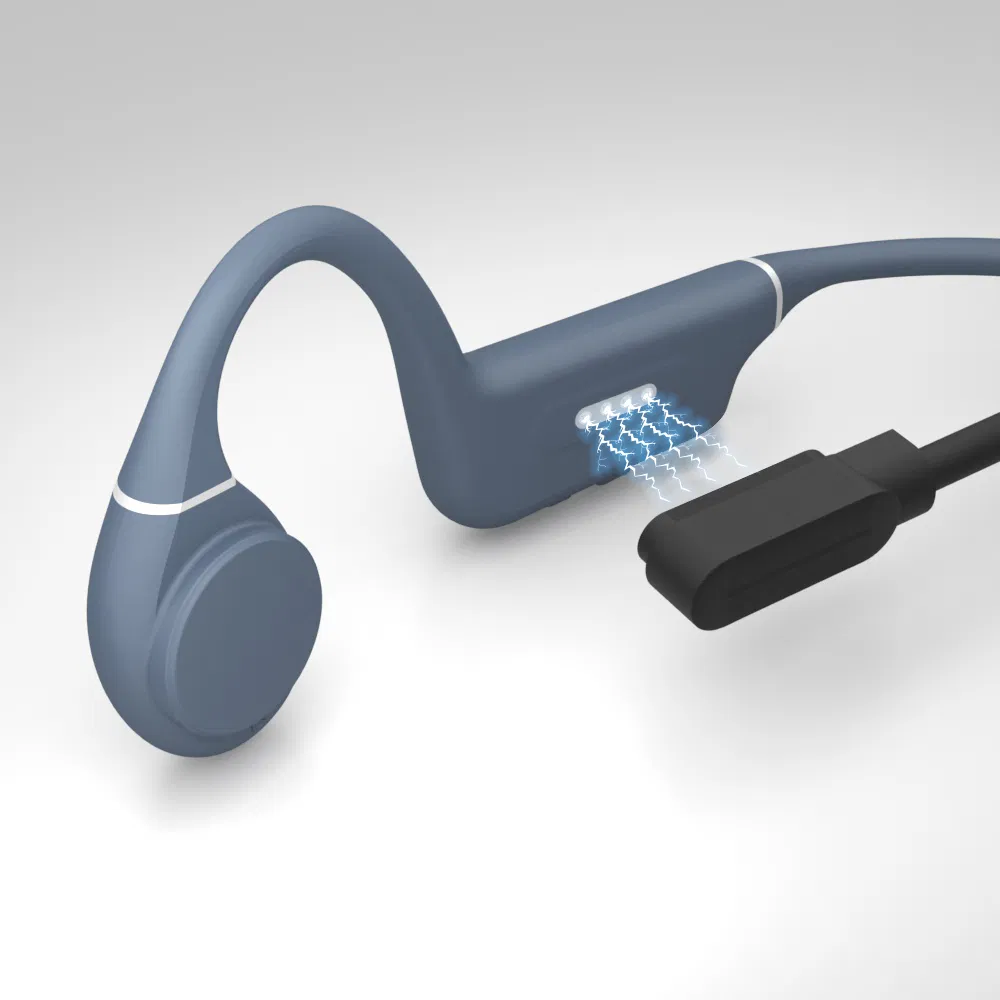 Наушники-повязка ES-910Plus с костной проводимостью, серые