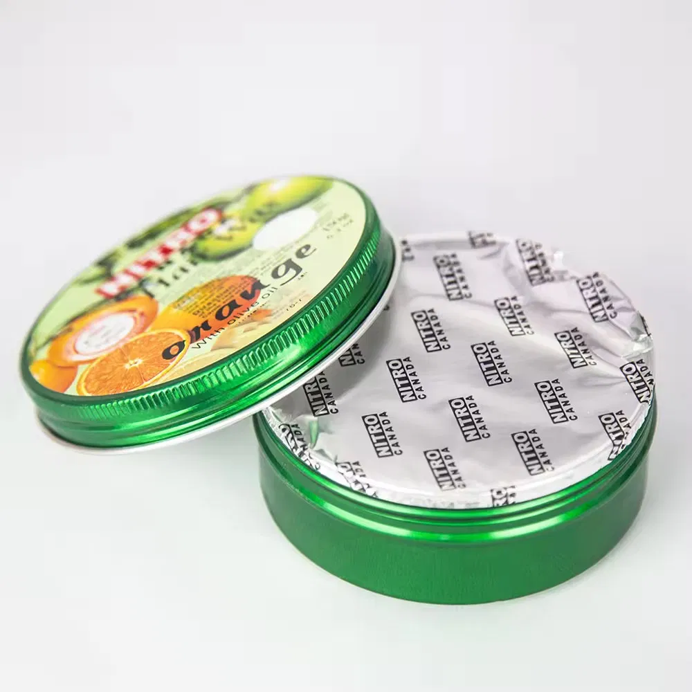 Factory Custom Size Printing 150ml Round Gift Packaging Candy Tin Box for Chocolate More Flavors Gummy Mints Snacks Metal Nitro Hair Wax Tin Can
