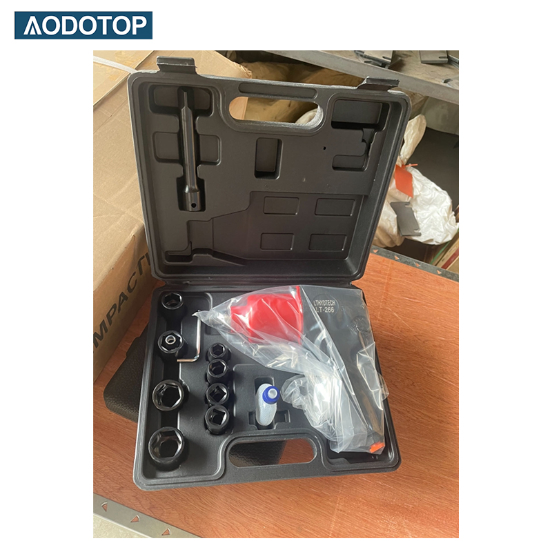 Aodotop Impact Wrench Pneumatic Tool Portable Wrenches Case Air Impact Wrench 1/2 Cordless