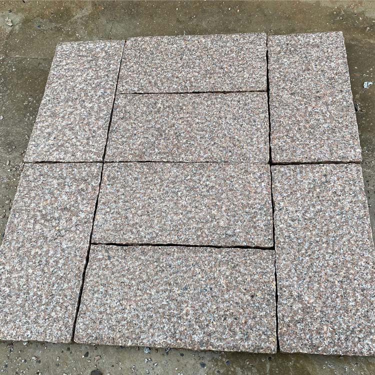 Factory Price Pineapple Finish Grey/Pink/Yellow Granite Flagstone Steping Stone for Patio Pavers and Walkway