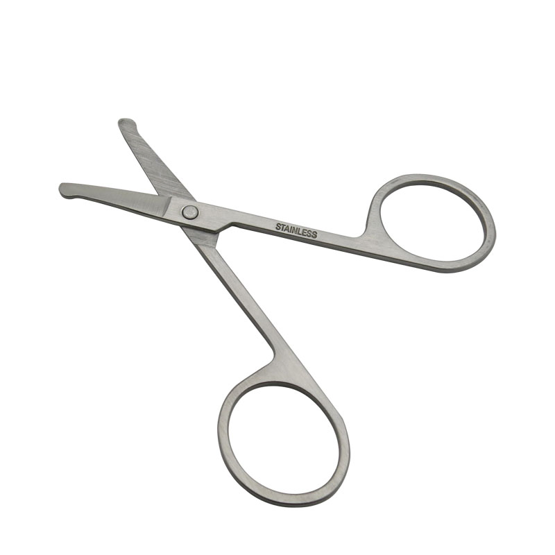 Stainless Steel Sharp Cutting Beauty Eyebrow Tweezer Nail and Cuticle Manicure Scissors