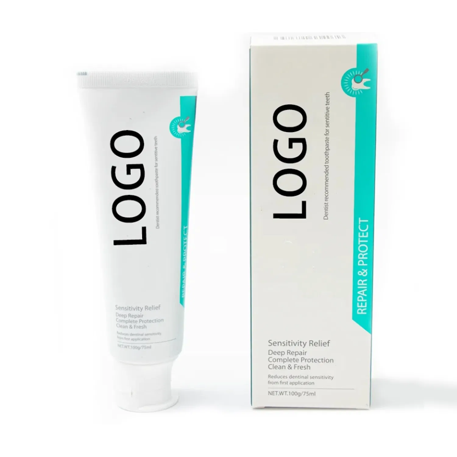 High Quality 100g Fresh Breath Flavoured Teeth Whitening Toothpaste