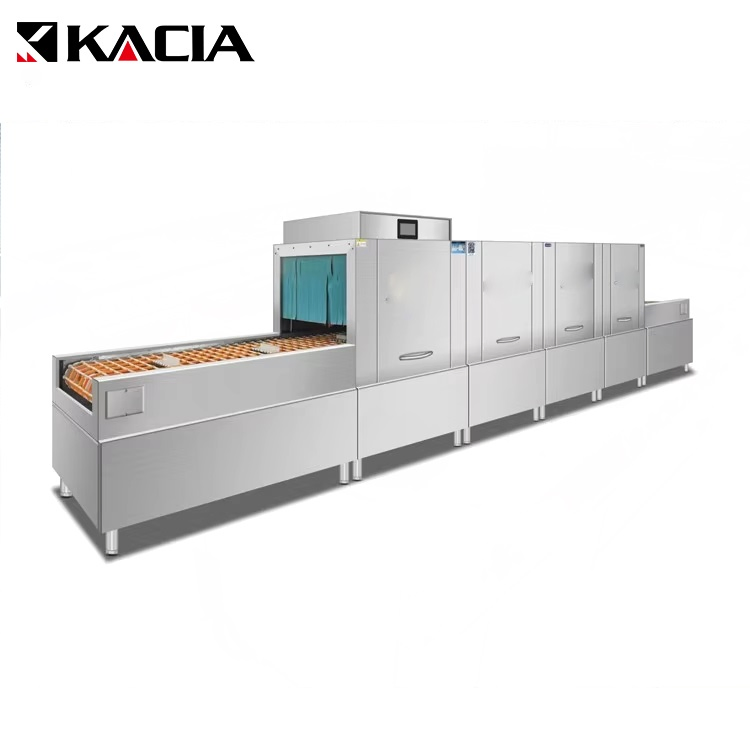 Basket Washing Equipment Industry Crate Long Line Conveyor Dishwasher