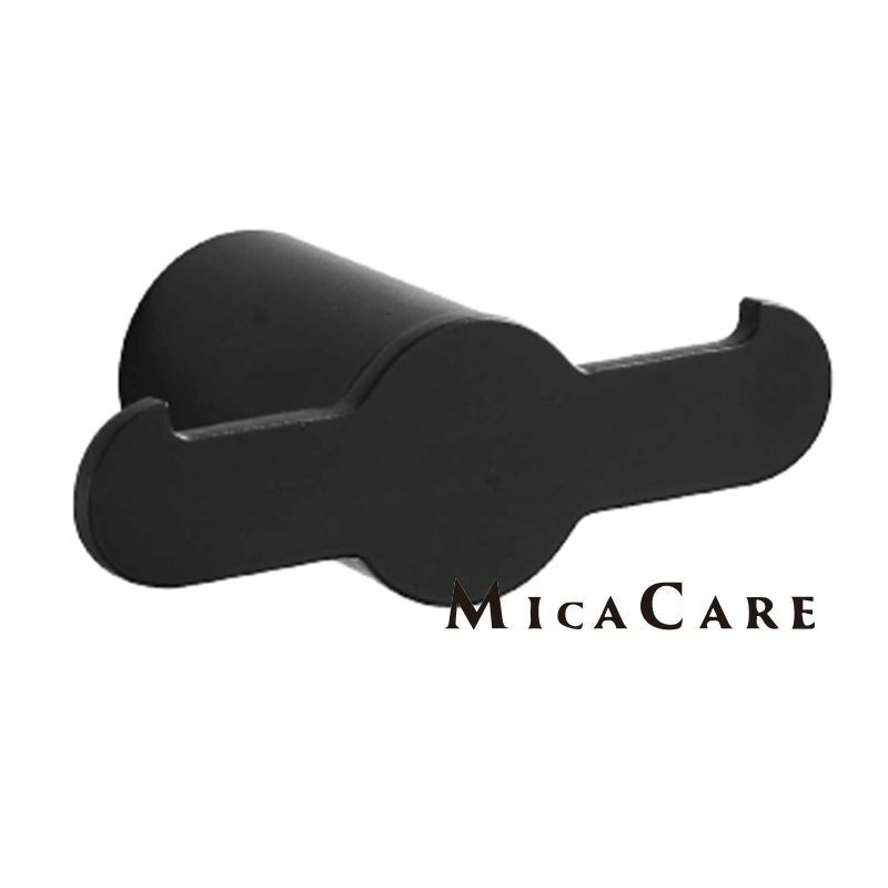 Black 304 Stainless Steel Wall-Mounted Paper and Phone Organizer for Public Toilet