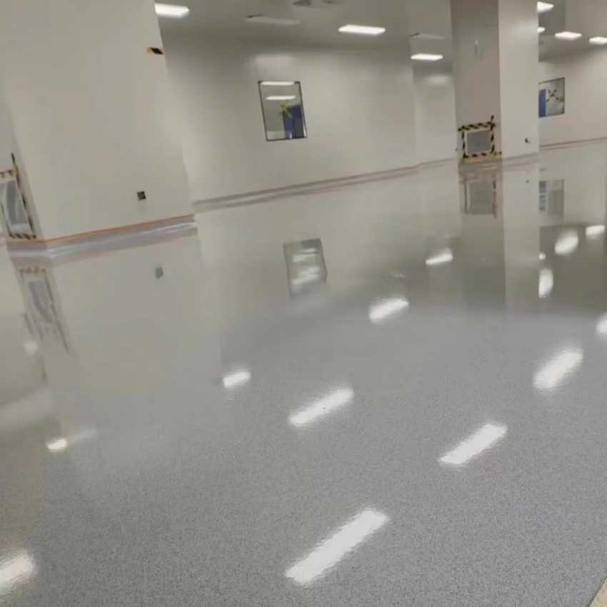 Jiancheng Epoxy Coating Garage Floor Coating with Flakes Colored Sand