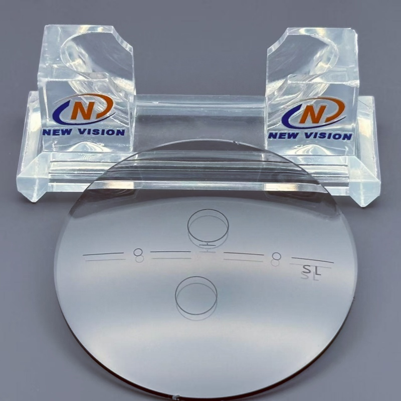 High-Quality 1.56 Finished Progressive Photochromic Grey Hc 75mm Resin Optical Glasses Lens