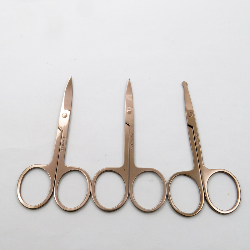 Eyebrow Hair Facial Trimming Scissors Tools Multi-Purpose Dead Skin Remover Scissor