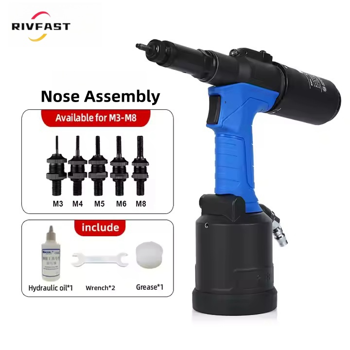 Hot Sale Rivet Nut Gun Efficient and Powerful M3-M8 Air Riveter, Providing Consistent Performance for All Blind Rivet Nuts Needs