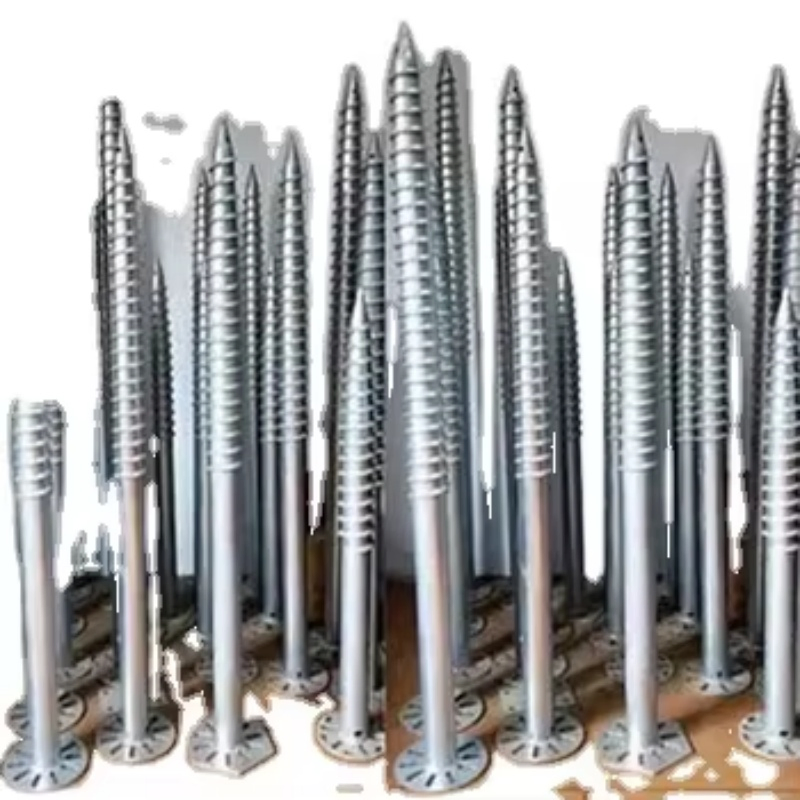 Galvanized Spiral Ground Piles for Construction for Fence and Foundation Construction