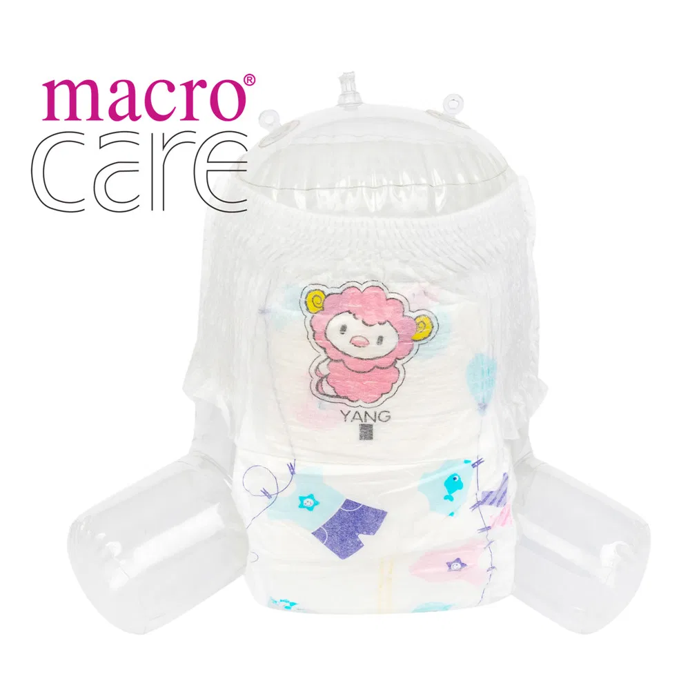 Wholesale Disposable Macrocare OEM Brand Disposable Baby Pull up Diapers Pants