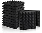Self Adhesive Soundproofing Acoustic Pyramid Foam Panel for Studio 12inch