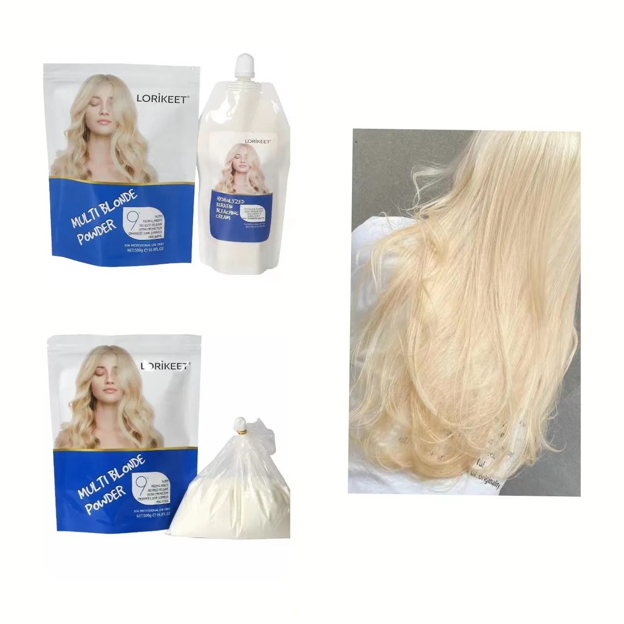 Selling High Quality White Hair Bleaching Powder Quick Blonde Natural and Organic Powder
