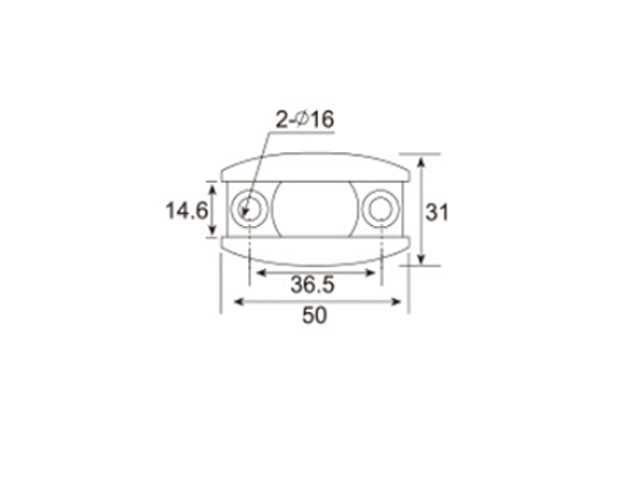 E-Star Stainless Steel Glass Door Guide