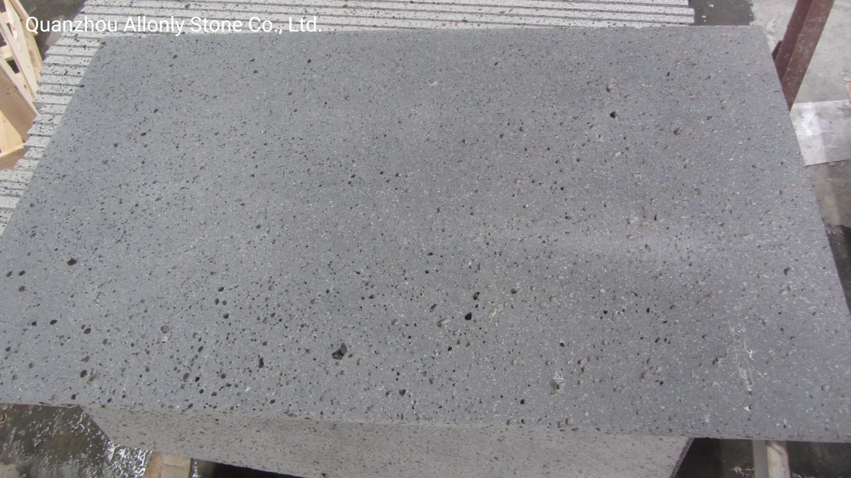 Outdoor Paving Honed Grey Basalt Natural Lavs Stone Flooring Tile