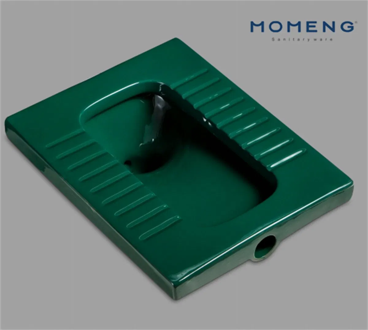 China Professional Manufacture Wholesales Greem Ceramic Squatting Pan Toilet Without Cistern Muslim Squat Pan