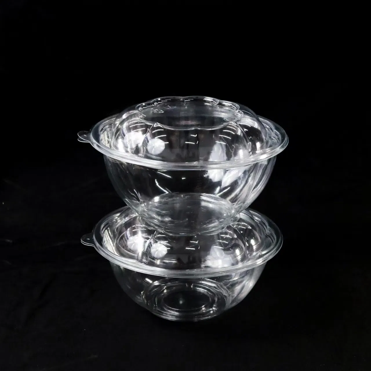 Plastic Takeaway Food Packaging Container Salad Fruit Noodle Lunch Bowl