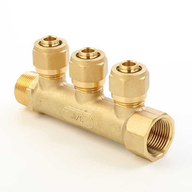 China Manufacturer Casting Brass Floor Underfloor Heating Manifolds