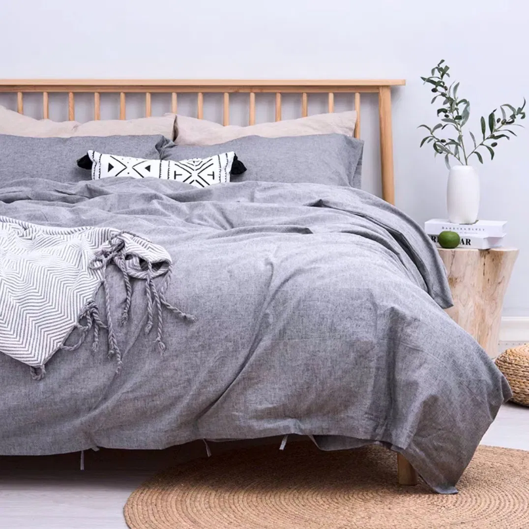 Pure Linen Breathable and Comfortable Bedding Set