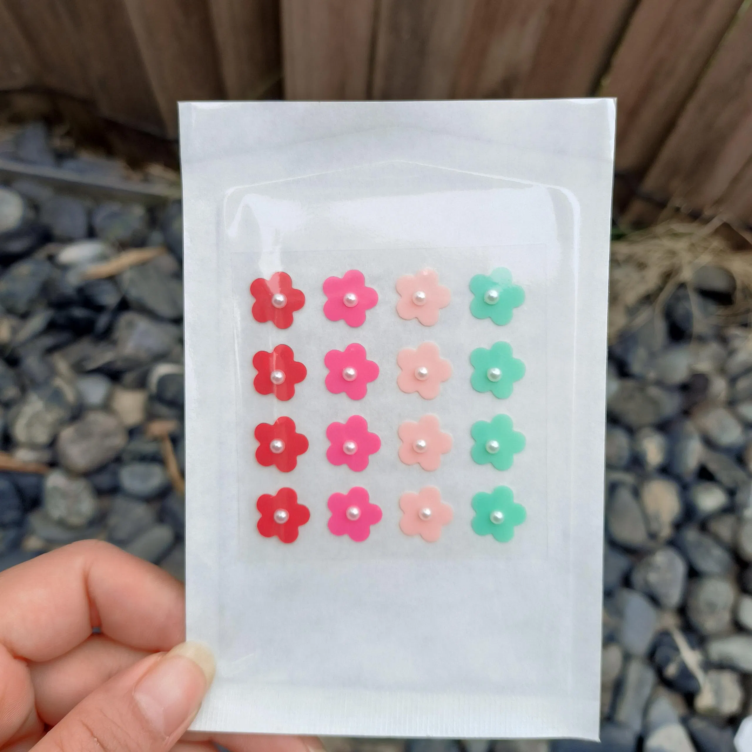 China Manufacture Hydrocolloid Acne Pimple Patch Crystal Flower Shaped Acne Patch