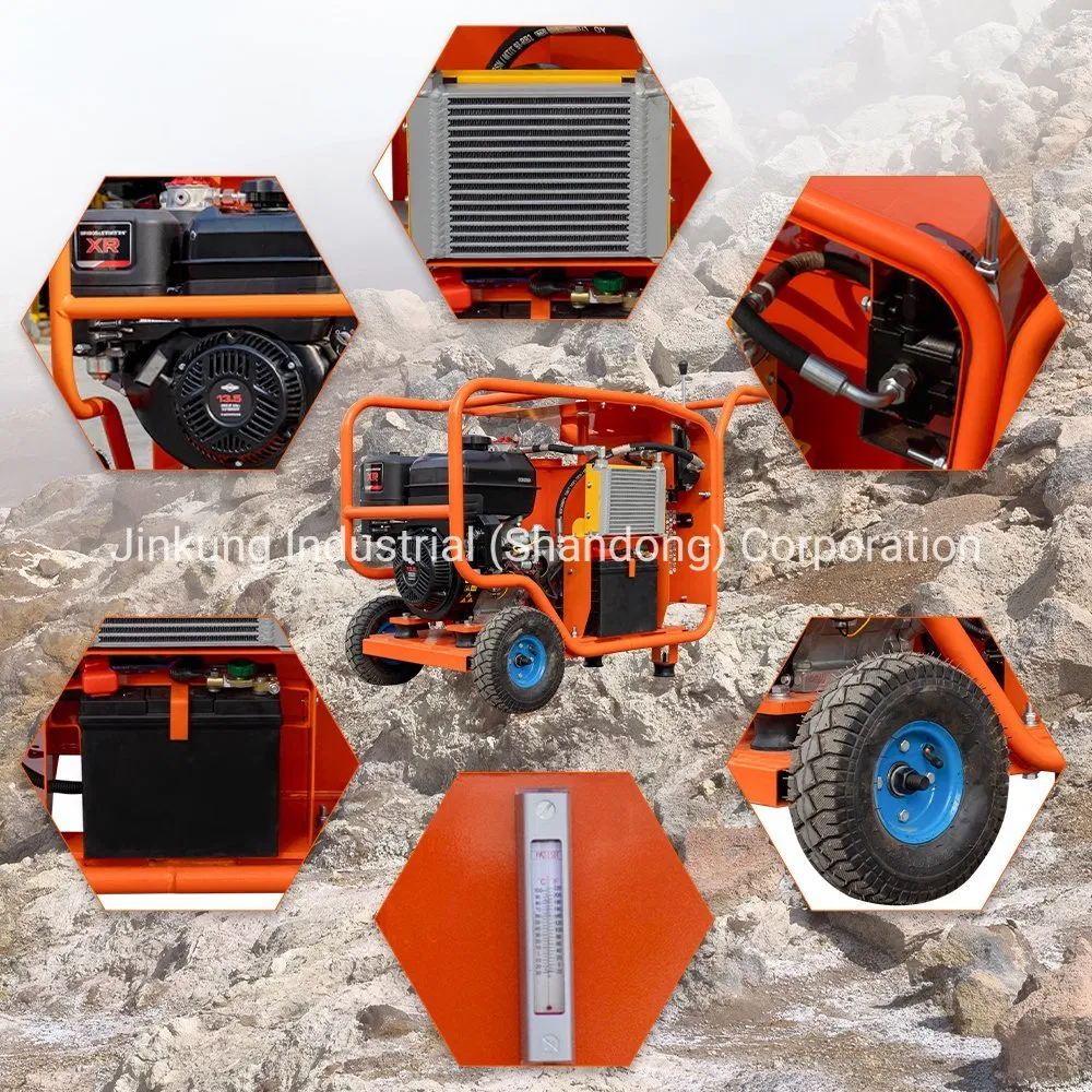 Electric Multifunction 13.5HP Hydraulic Power Unit Ht14-30 Gasoline Engine Hydraulic Power Station