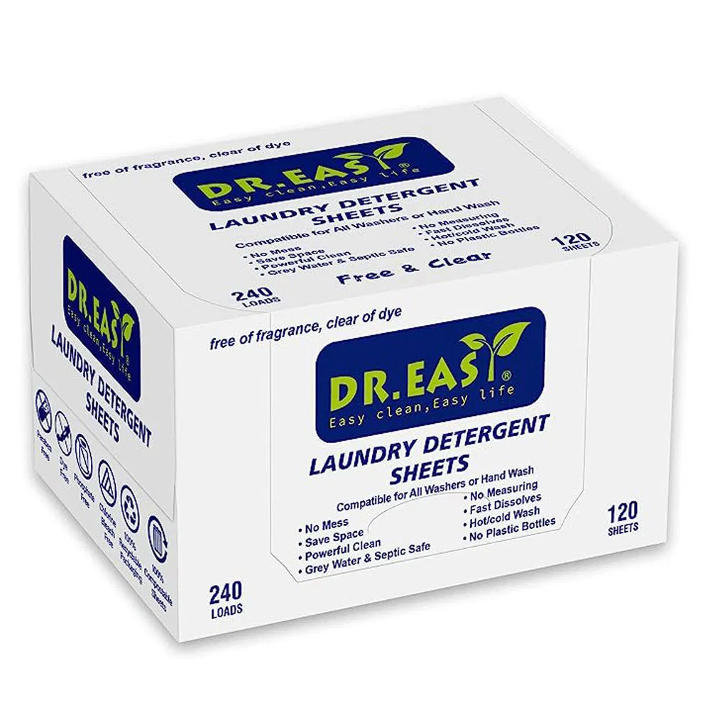 120 Sheets High Quality Laundry Detergent Sheets