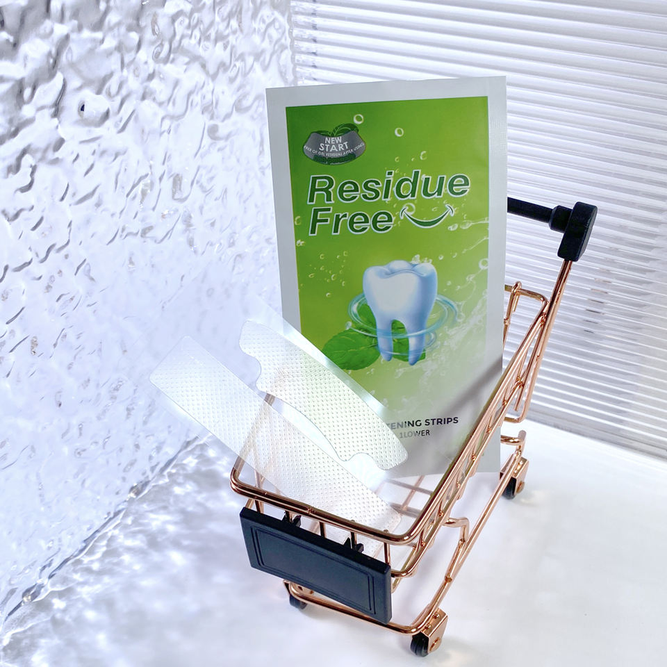 Glorysmile Teeth Whitening 6% Peroxide Mint Flavor Dental Bleaching Customized Teeth Whitening Strips