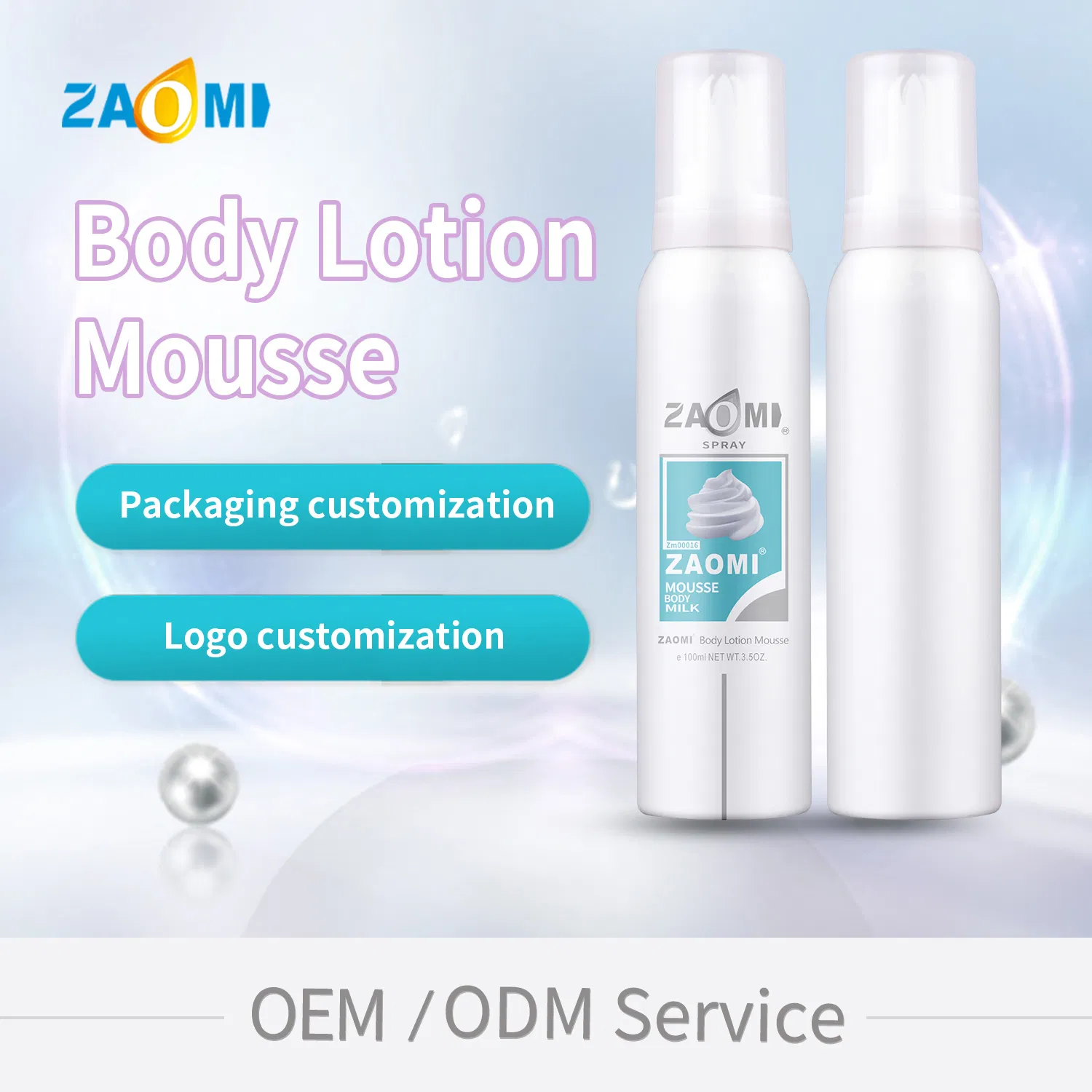 Wholesale Price OEM ODM Body Lotion Mousse 400ml Body Lotion for Dry Skin