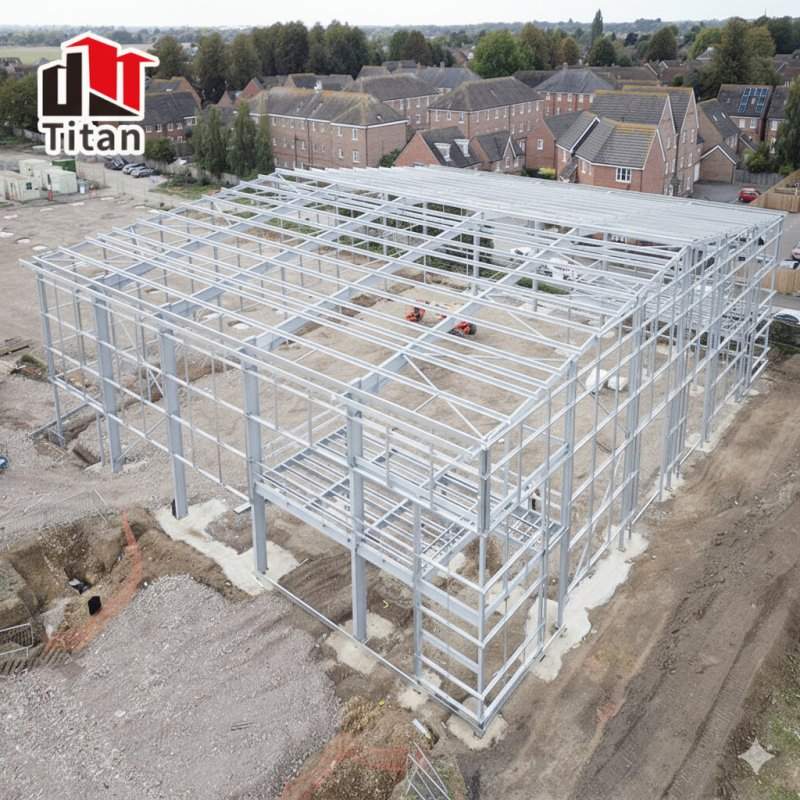 Superior Rigid Steel Structure Warehouse with Anti Corrosive Wall Panels