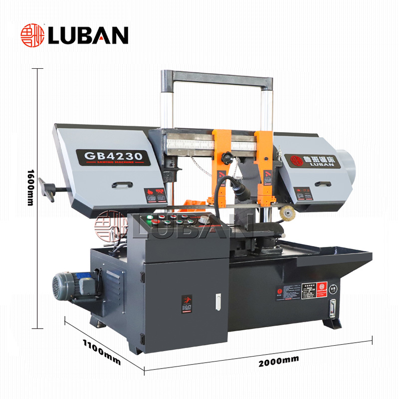 Ленточная пила по металлу полуавтоматическая 300 мм GB4230