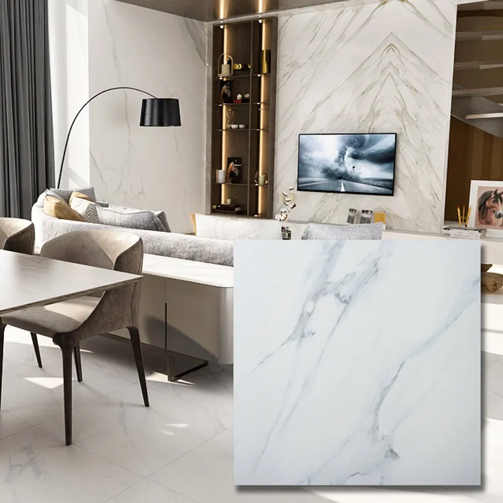 60X60 High End Design Nashville White Tile