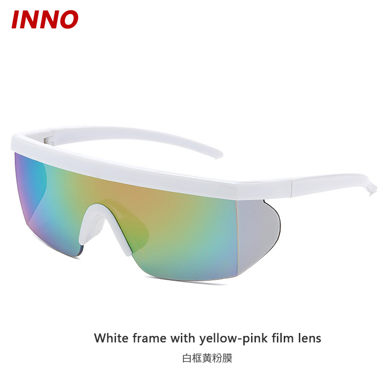 Inno-Aj007 Manufacturer Direct Selling Multicolor Options Reflective Sport Glasses Revo Gradient Glasses Custom Logo Eco-Friendly