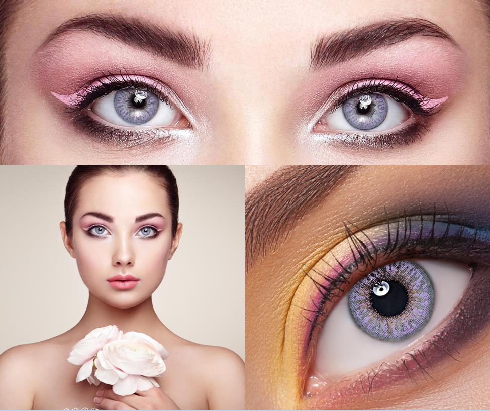 New High Quality and Cheap Price Beautiful Color Contact Lenses From Factory / Can OEM Customized Package