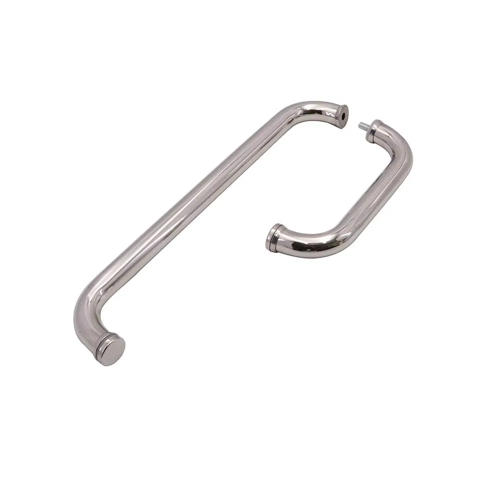 New Design C Shape Polished External Glass Door Handle