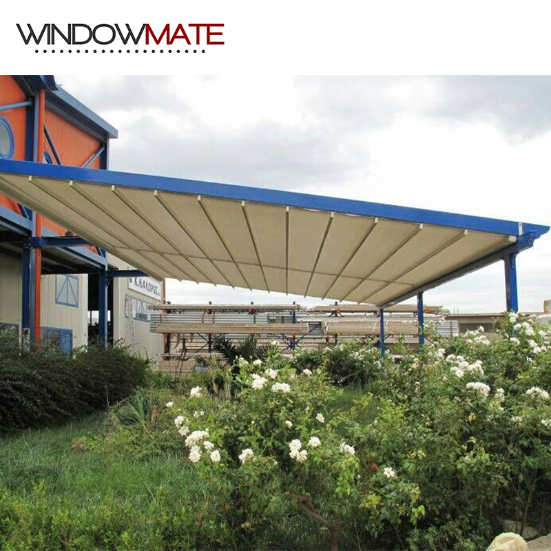 PVC Waterproof Electric Restaurant Patio Outdoor Retractable Roof Canopy Shade Awning