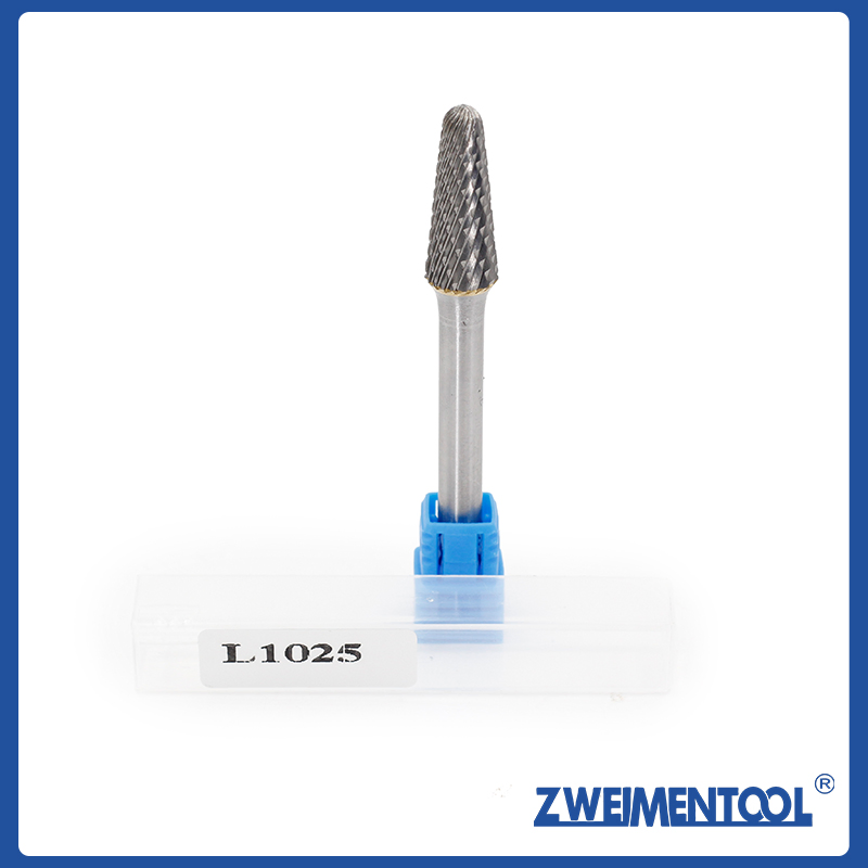 14mm Carbide Burr 3mm Diameter Diamond Cut Round Tree Se Sf Sg Sh